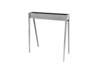 Barbecue a carbone per arrosticini Lisa Milano 80 in acciaio inox