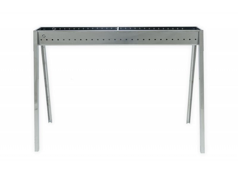 Barbecue a carbone per arrosticini Lisa Milano 100 in acciaio inox