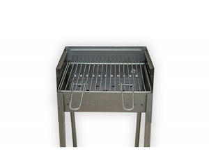Barbecue a carbone Lisa Vesuvio 40x30 portatile in ferro laminato