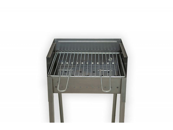 Barbecue a carbone Lisa Vesuvio 40x30 portatile in ferro laminato