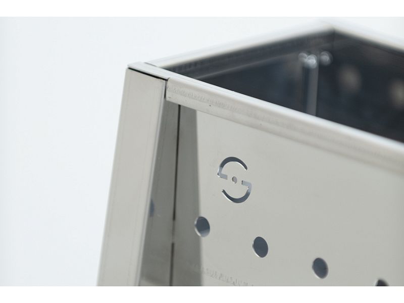 Barbecue a carbone per arrosticini Lisa Milano 100 in acciaio inox