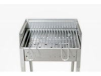 Barbecue a carbone Lisa Stromboli 40x30 portatile in acciaio inox