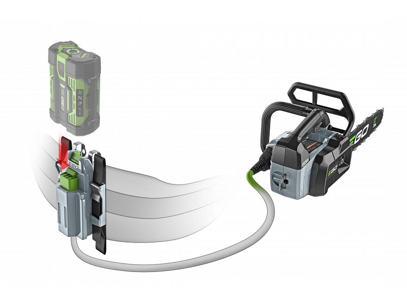 Motosega a batteria professionale EgoPower CSX3000 da potatura barra 30cm