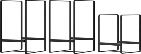 Organizzatore per Tavoli Porta Tavoli in Posizione Verticale per Parete con Asciugamano per Piatti Organizzatore per Piatti in Metallo con Righelli per Tavolo e Cassetto Nero