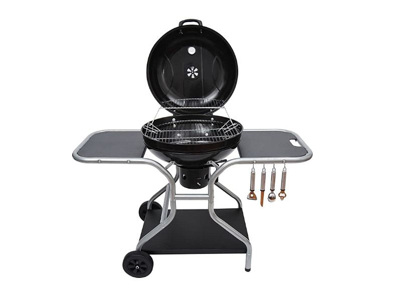 Barbecue a carbone El Gaucho Globo Comfort griglia 55cm coperchio con termometro
