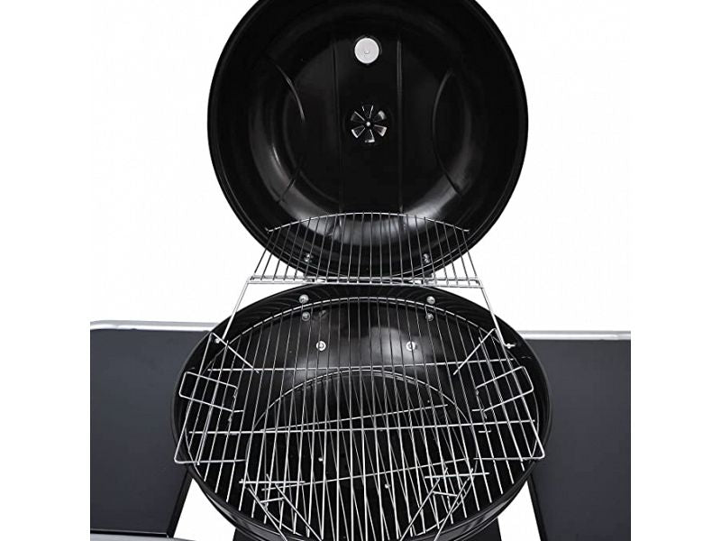 Barbecue a carbone El Gaucho Globo Comfort griglia 55cm coperchio con termometro