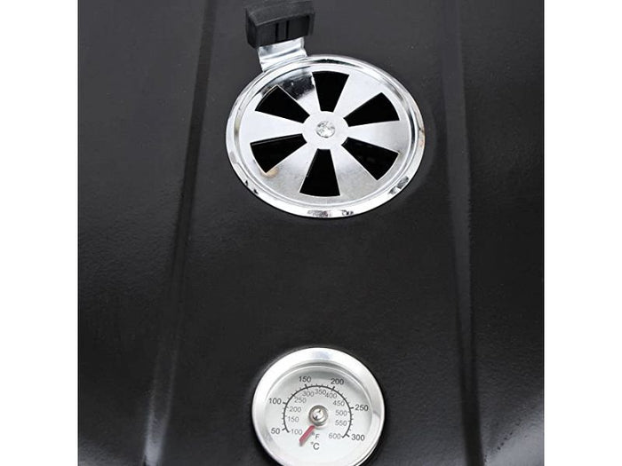 Barbecue a carbone El Gaucho Globo Comfort griglia 55cm coperchio con termometro