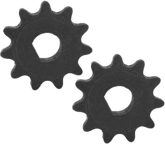 Cingolo motore elettrico, raccordo catena 11 denti - asse anteriore raccordo 25H - alta velocità trasmissione motrice - sostituzione e manutenzione.