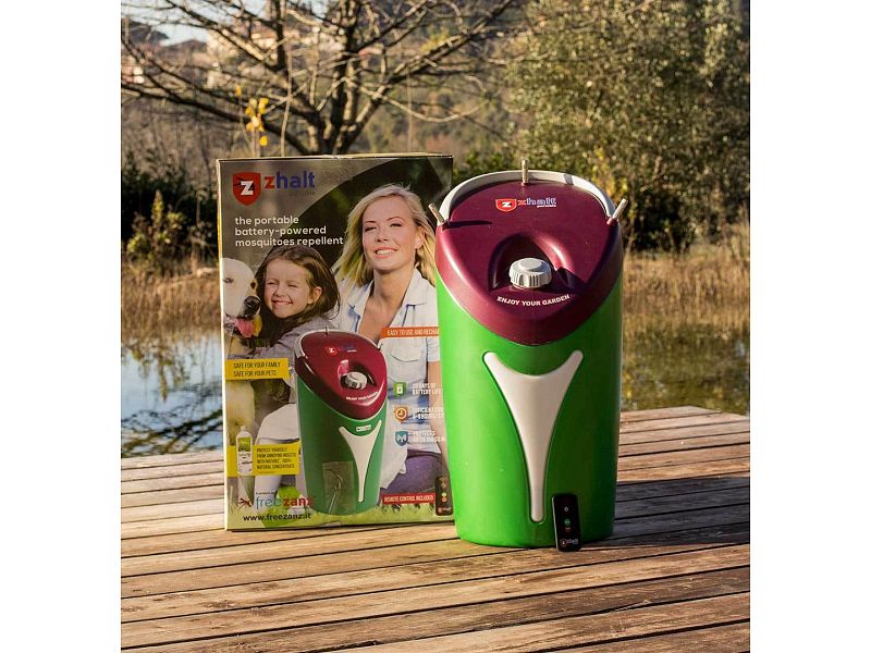 Dispositivo antizanzara a batteria Zhalt Portable FreeZanz da esterno fino a 150mq