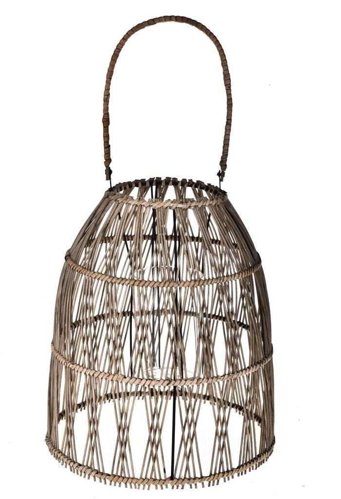 Lanterna in Rattan Intrecciato H H 32 cm