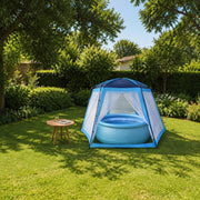 Pool Tent 660x580x250 Cm Blue