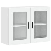 Pensile da Cucina | Mobile da Cucina con Porta in Vetro Porto Bianco