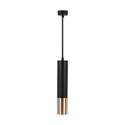 Lampada a sospensione tubolare nero/oro GU10 V-TAC VT-977