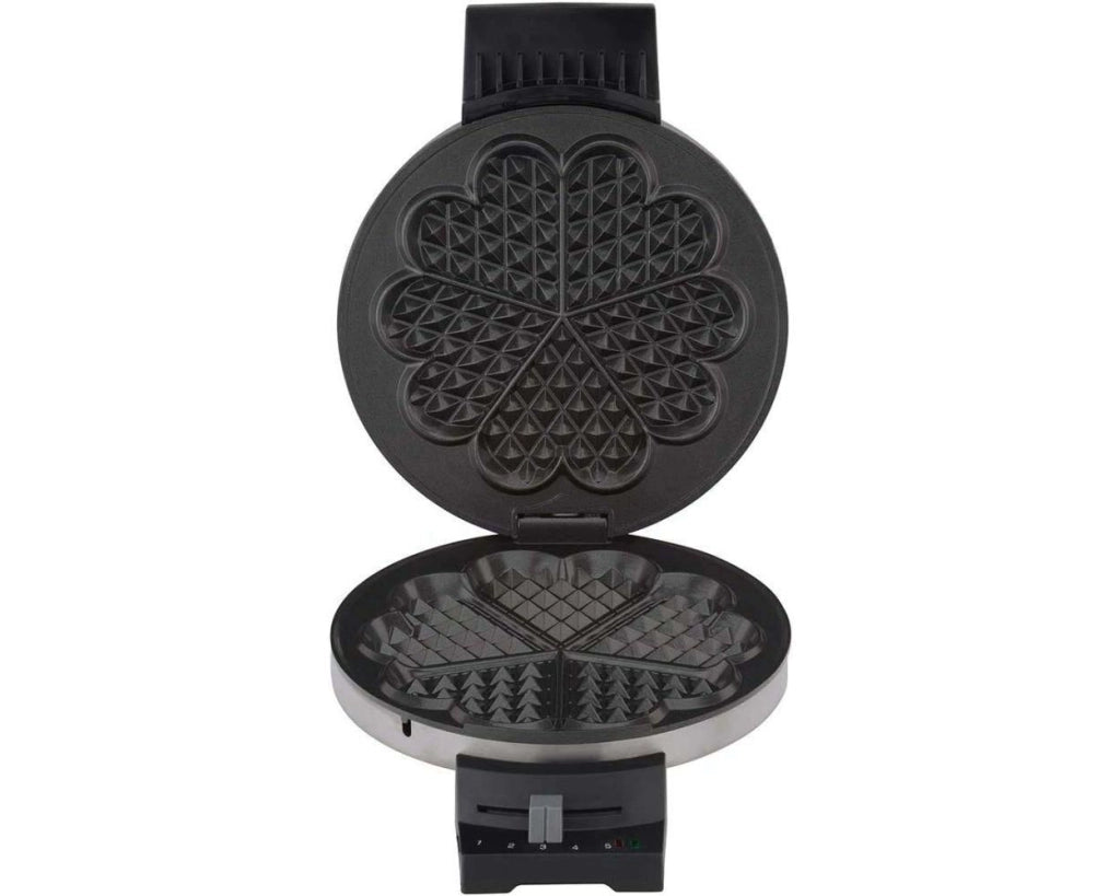 Cloer 189 1 waffle 930 W Nero, Acciaio inox