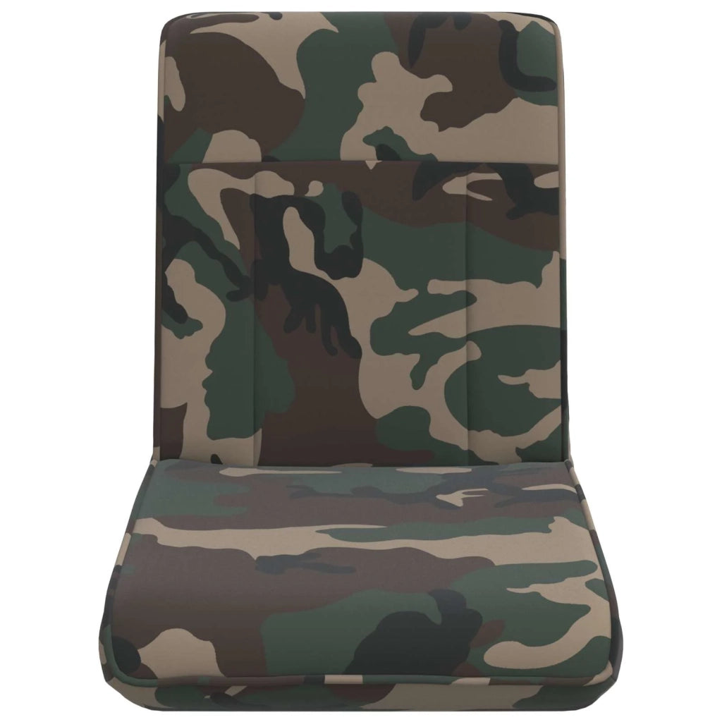 Sedia da Pavimento Verde militare 50 x 73 x 60 cm Tessuto 42028173