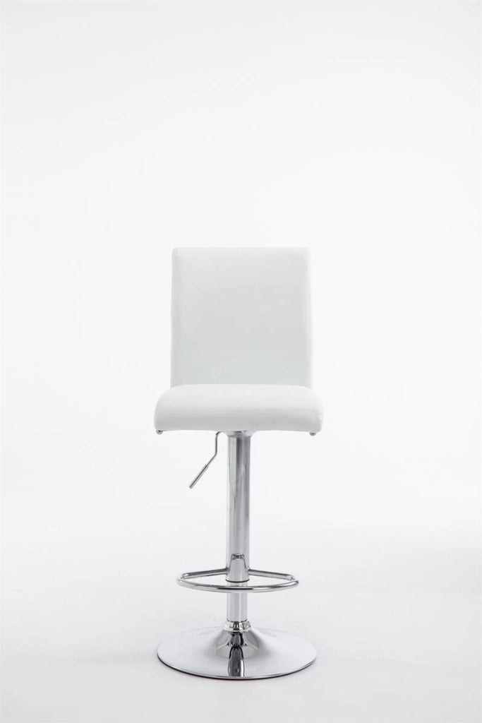 Set 2 Sgabelli Colonia in similpelle bianco