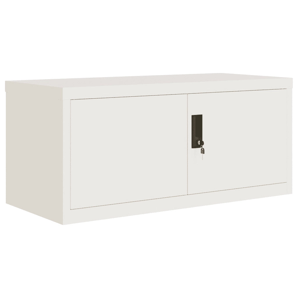 Armadio Classificatore Bianco 90x40x145 cm in Acciaio 3188312