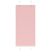 Tenda Plissettata Rosa 65x150 cm Larghezza Tessuto 64,4 cm