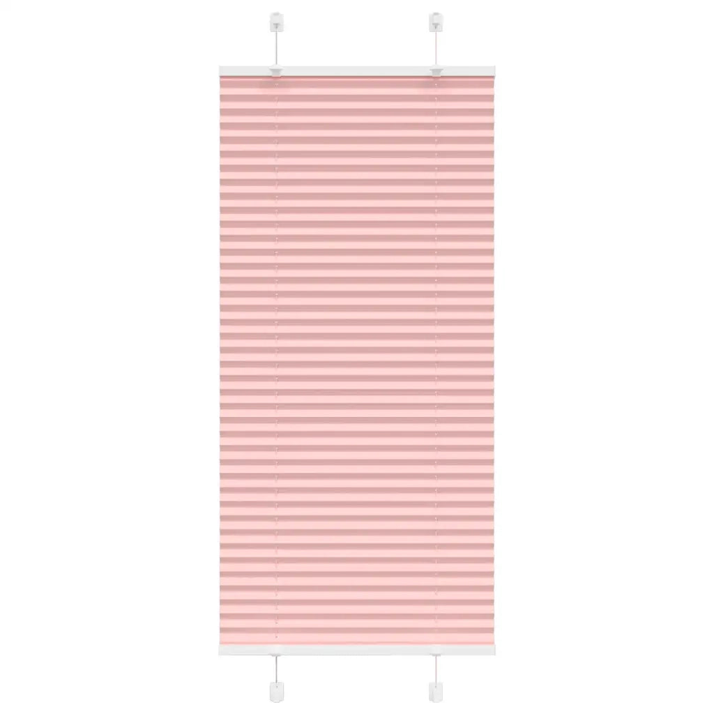 Tenda Plissettata Rosa 65x150 cm Larghezza Tessuto 64,4 cm