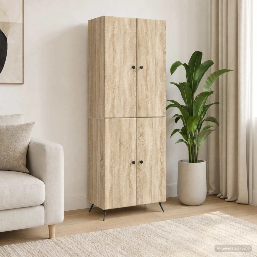 Set di armadi 2 pcs Rovere Sonoma Legno ingegnerizzato 3416864