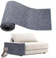 Krabbamatta per gatti, 300 cm x 40 cm, adesiva autoattaccante, tagliabile per la protezione di poltrone, tavoli e pareti (grigio chiaro)