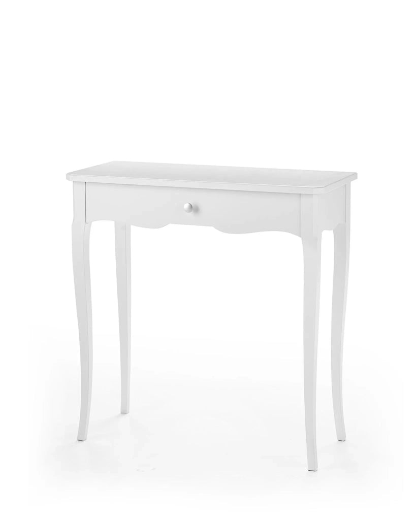 Consolle 1 cassetto laccata bianca(bianco sporco) misure l.79 p.34 h.80 - Mobili 2G