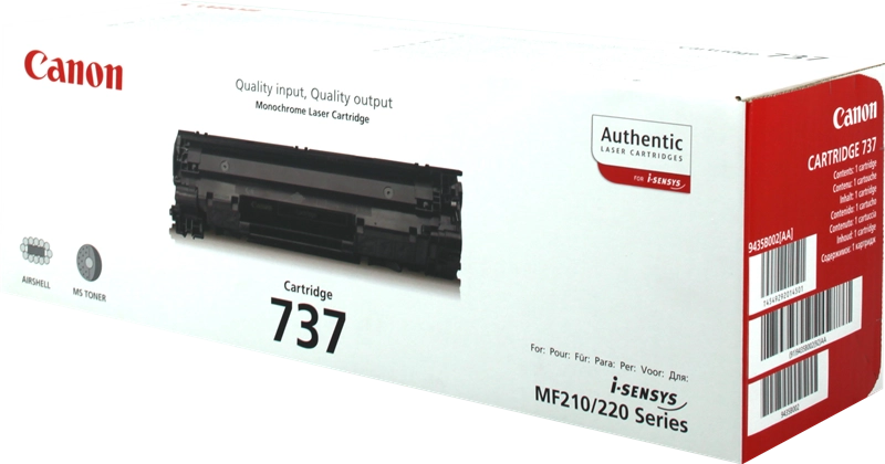 Canon cartuccia Cartuccia 737 nero
