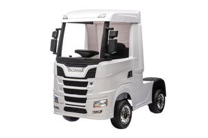 Camion Elettrico per Bambini 126x68x102 cm 24V Scania Bianco