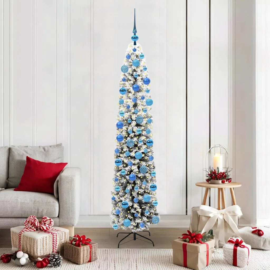 Albero di Natale artificiale con 300 LED Verde 180 cm