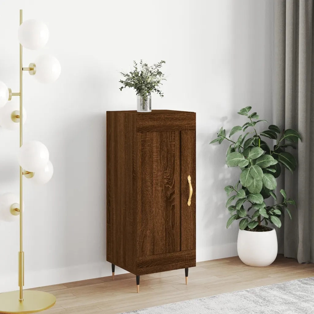 Credenza Rovere Marrone 34,5x34x90 cm in Legno Multistratocod mxl 104626