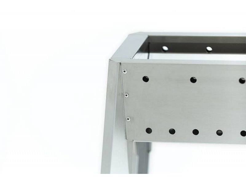 Barbecue carbone ferro alluminato Lisa Miami Grill F 800+400 cm120x30x83