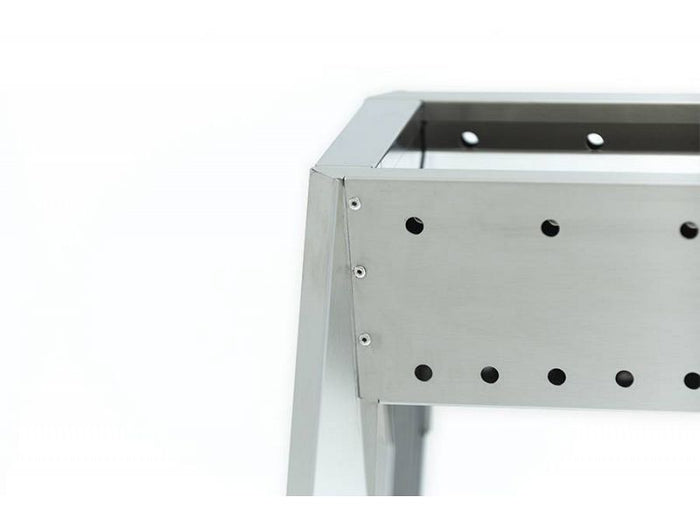 Barbecue carbone ferro alluminato Lisa Miami Grill F 800+400 cm120x30x83