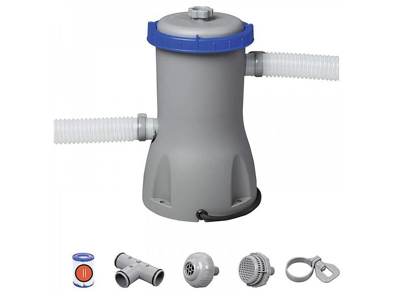 Pompa per Piscina Bestway 58386 a cartuccia flusso acqua 3028l/h