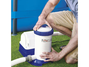 Pompa a filtro Bestway 58391 a cartuccia flusso acqua 9463l/h per piscina fuori terra