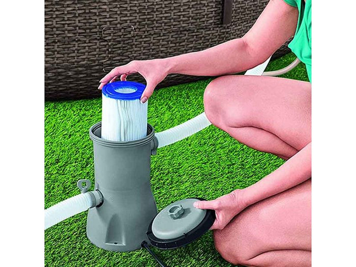 Pompa per Piscina Bestway 58386 a cartuccia flusso acqua 3028l/h
