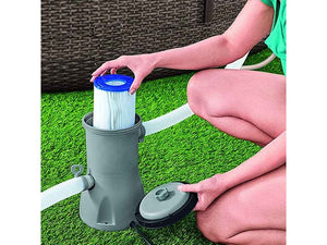 Pompa per Piscina Bestway 58386 a cartuccia flusso acqua 3028l/h