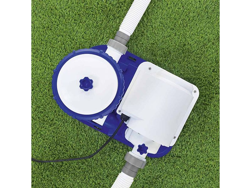 Pompa a filtro Bestway 58391 a cartuccia flusso acqua 9463l/h per piscina fuori terra
