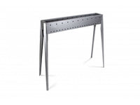 Fornacella per arrosticini Lisa Miami 800F barbecue a carbone in ferro alluminato