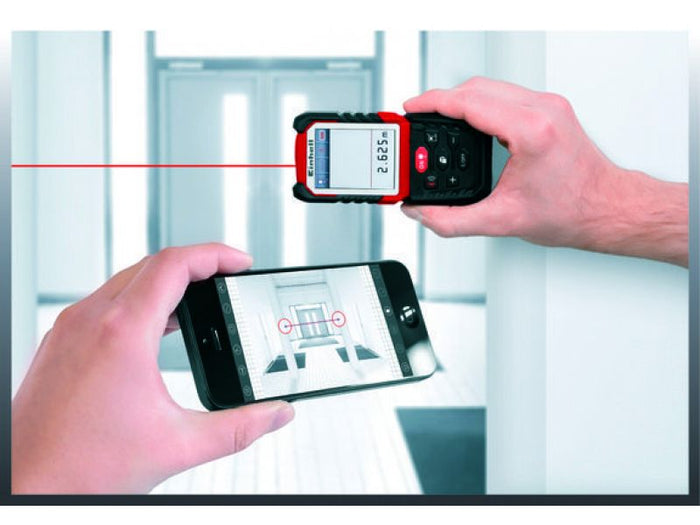 Misuratore laser Einhell TE-LD 60 misura fino a 60m bluetooth custodia inclusa