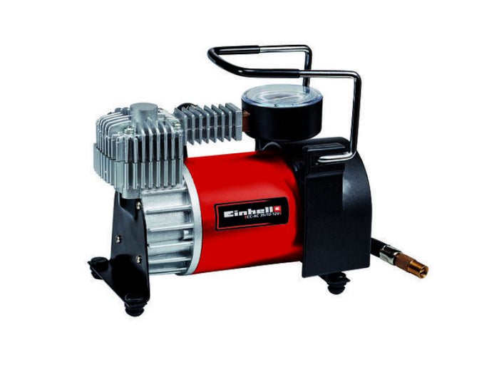Compressore per auto CC-AC 35/10 12V Einhell con manometro e adattatori inclusi