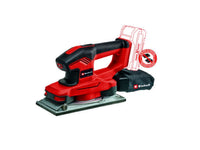 Levigatrice orbitale a batteria Einhell TE-OS 18/230 Li Solo 3 carte abrasive