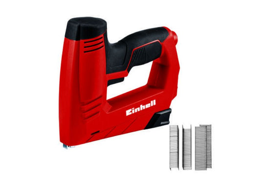 Graffettatrice chidotrice elettrica Einhell TC-EN 20 E con graffette e chiodi