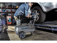 Compressore elettrico Hyundai lubrificato 24Lt con filtro separatore motore 2Hp