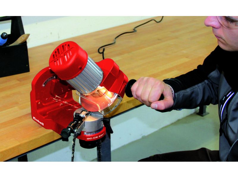 Affilacatena a motore GC-CS 235 E Einhell 235W regolazione angolo disco 145mm