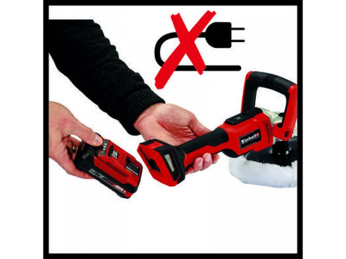 Lucidatrice levigatrice a batteria Einhell CE-CP 18/180 Li E-Solo 180 mm PXC