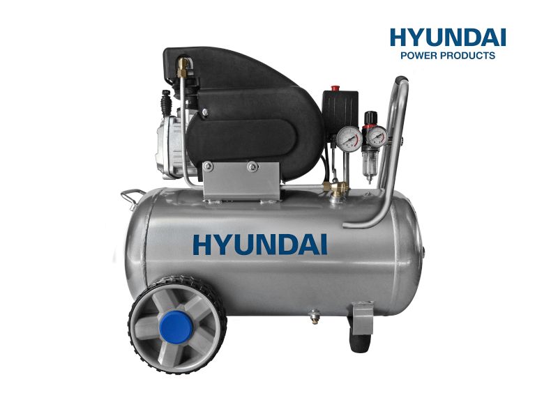 Compressore elettrico lubrificato Hyundai 65651 50Lt con separatore di condensa