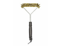 Spazzola triangolare per pulizia griglie barbecue e camini Lisa