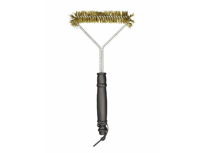 Spazzola triangolare per pulizia griglie barbecue e camini Lisa