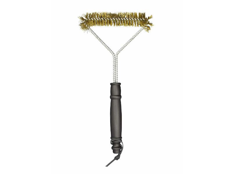 Spazzola triangolare per pulizia griglie barbecue e camini Lisa