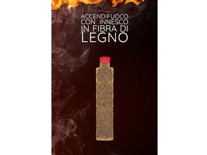 Accendifuoco con innesco ecologico Lisa 12 pezzi durata 10 minuti